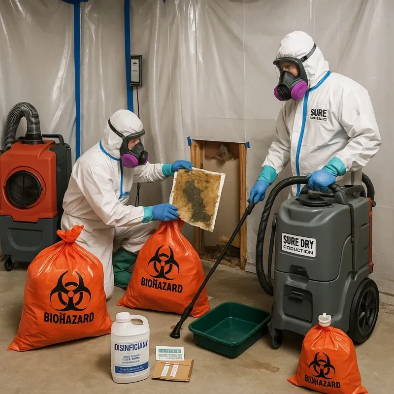 Contaminated Water Handling Protocols process in Chatham, IL